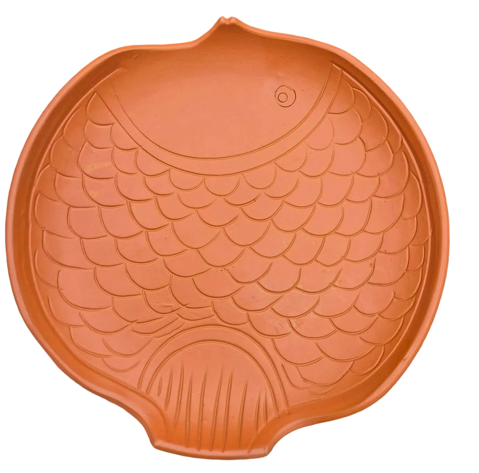 মাছ আকৃতির মাটির প্লেট | Handmade Fish Shape Terracotta Plate | Clay Serving Dish