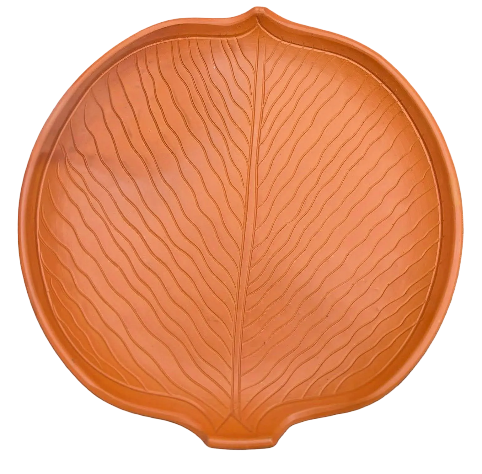 পাতা আকৃতির মাটির প্লেট | Handmade Leaf Shape Terracotta Plate | Clay Serving Dish